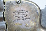 Rare Antique WILLIAM W. MARSTON Three Barrel .32 Caliber RF DERINGER Pistol UNIQUE 1860s “KITTREDGE CIN. O” Marked Barrel Group - 6 of 19