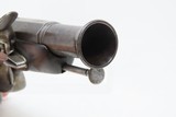 ENGRAVED & INLAID Antique FRENCH Style .54 FLINTLOCK Flared Barrel PistolFlintlock SELF DEFENSE BLUNDERBUSS Style Pistol - 6 of 17