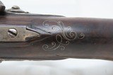 ENGRAVED & INLAID Antique FRENCH Style .54 FLINTLOCK Flared Barrel PistolFlintlock SELF DEFENSE BLUNDERBUSS Style Pistol - 8 of 17