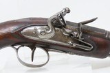 ENGRAVED & INLAID Antique FRENCH Style .54 FLINTLOCK Flared Barrel PistolFlintlock SELF DEFENSE BLUNDERBUSS Style Pistol - 4 of 17
