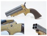 Antique CIVIL WAR/WILD WEST Era C. SHARPS Model 2 .30 RF PEPPERBOX Revolver 4-Shot FRONTIER Self Defense Pocket Gun - 1 of 19