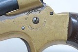 Antique CIVIL WAR/WILD WEST Era C. SHARPS Model 2 .30 RF PEPPERBOX Revolver 4-Shot FRONTIER Self Defense Pocket Gun - 6 of 19