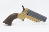 Antique CIVIL WAR/WILD WEST Era C. SHARPS Model 2 .30 RF PEPPERBOX Revolver 4-Shot FRONTIER Self Defense Pocket Gun - 16 of 19