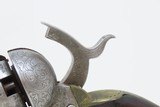ENGRAVED PERIOD COPY COLT DRAGOON .44 Percussion Revolver 3rd Model Antique c1850s with Scroll Engraving & Gustave Young Motifs - 18 of 18