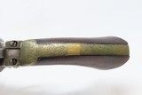 ENGRAVED PERIOD COPY COLT DRAGOON .44 Percussion Revolver 3rd Model Antique c1850s with Scroll Engraving & Gustave Young Motifs - 5 of 18