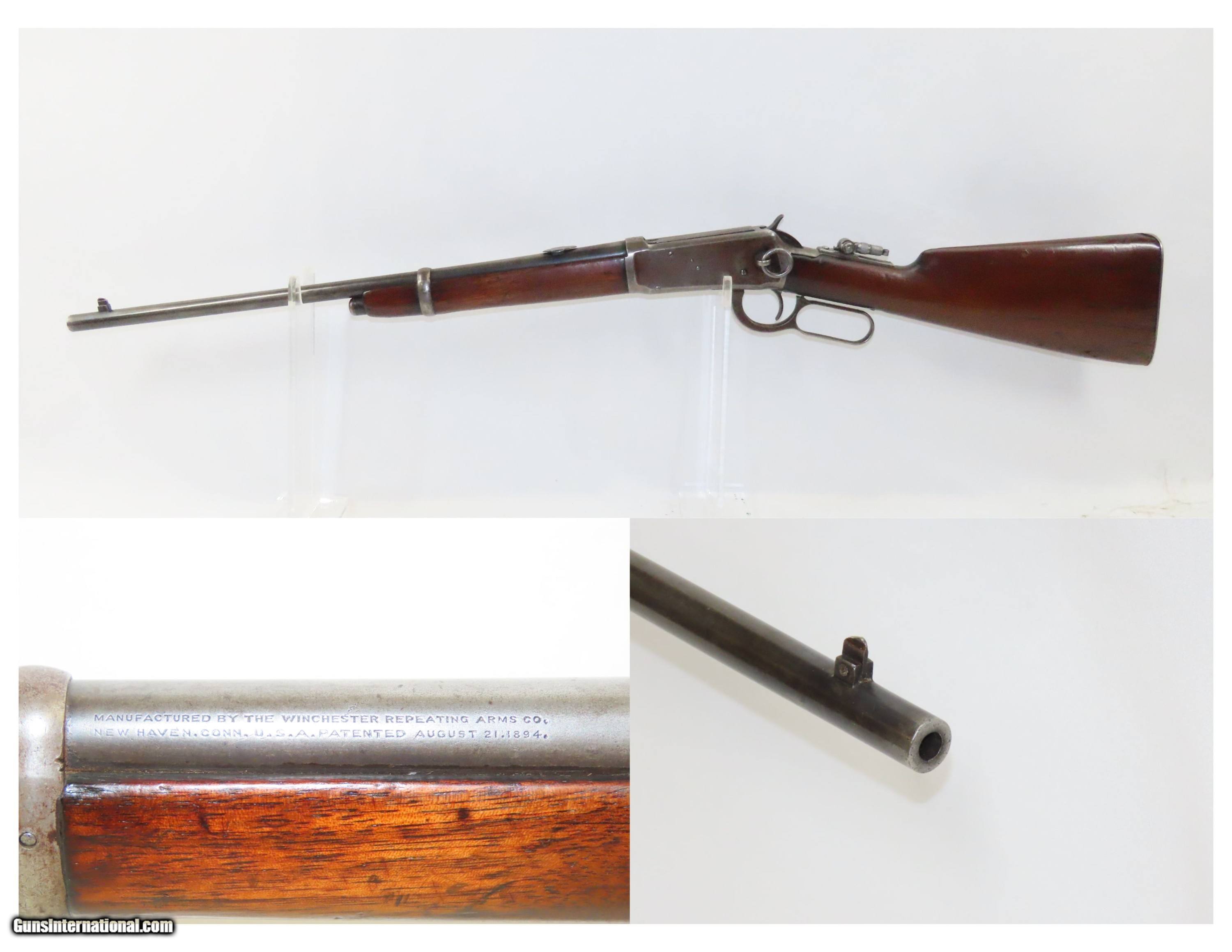 1913 Winchester Model 1894 Lever Action Saddle Ring Carbine .30-30 C&r 