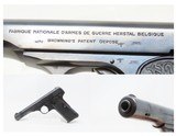 OCCUPATION Marked FABRIQUE NATIONALE Model 1922 7.65mm BELGIAN C&R PistolThird Reich EAGLE/SWASTIKA PROOFED - 1 of 20
