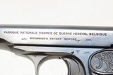 OCCUPATION Marked FABRIQUE NATIONALE Model 1922 7.65mm BELGIAN C&R PistolThird Reich EAGLE/SWASTIKA PROOFED - 6 of 20
