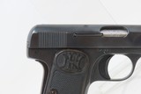 FABRIQUE NATIONALE Model 1910 Semi-Automatic 7.65mm Cal. C&R Pocket PistolVERY NICE Pre-WWII John Moses Browning Design - 18 of 19