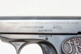 FABRIQUE NATIONALE Model 1910 Semi-Automatic 7.65mm Cal. C&R Pocket PistolVERY NICE Pre-WWII John Moses Browning Design - 6 of 19