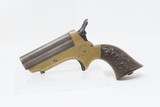 CIVIL WAR Era Antique C. SHARPS .22 PEPPERBOX Wild West RIVERBOAT GAMBLERMfg. 1859-74 Model 1 Pocket Pepperbox Revolver - 2 of 19