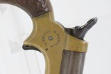 CIVIL WAR Era Antique C. SHARPS .22 PEPPERBOX Wild West RIVERBOAT GAMBLERMfg. 1859-74 Model 1 Pocket Pepperbox Revolver - 18 of 19