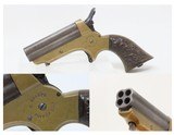 CIVIL WAR Era Antique C. SHARPS .22 PEPPERBOX Wild West RIVERBOAT GAMBLERMfg. 1859-74 Model 1 Pocket Pepperbox Revolver - 1 of 19