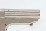 CIVIL WAR Era Antique C. SHARPS .22 PEPPERBOX Wild West RIVERBOAT GAMBLERMfg. 1859-74 Model 1 Pocket Pepperbox Revolver - 19 of 19