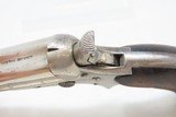 NICE Antique CIVIL WAR Era SHARPS & HANKINS Model 3 .32 PEPPERBOX RevolverNICKELED 4 Shot Self Defense Pocket Gun - 7 of 17