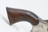 NICE Antique CIVIL WAR Era SHARPS & HANKINS Model 3 .32 PEPPERBOX RevolverNICKELED 4 Shot Self Defense Pocket Gun - 15 of 17