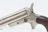 NICE Antique CIVIL WAR Era SHARPS & HANKINS Model 3 .32 PEPPERBOX RevolverNICKELED 4 Shot Self Defense Pocket Gun - 4 of 17