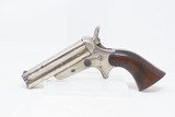 NICE Antique CIVIL WAR Era SHARPS & HANKINS Model 3 .32 PEPPERBOX RevolverNICKELED 4 Shot Self Defense Pocket Gun - 2 of 17