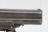 REMINGTON-ELLIOT Antique RING TRIGGER .32 RF PEPPERBOX Pistol WILD WESTCivil War Era 4-Shot Deringer Pistol - 18 of 18