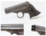 REMINGTON-ELLIOT Antique RING TRIGGER .32 RF PEPPERBOX Pistol WILD WESTCivil War Era 4-Shot Deringer Pistol - 1 of 18