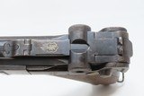 DWM BULGARIAN CONTRACT Model 1908 9x19mm LUGER PISTOL C&R RARE WORLD WAR I & II Military Pistol w/BULGARIAN CREST - 7 of 17