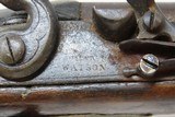 Antique Ryan & Watson LIGHT DRAGOON .65 Flintlock CAVALRY Pistol 1776 REVOLUTIONARY WAR Era British Military Flintlock - 6 of 19