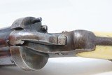 GOLD & SILVER Inlaid Antique BELGIAN 7mm Pinfire PEPPERBOX Revolver FOLDING TRIGGER 6-Shot Revolver w/IVORY GRIP - 6 of 16