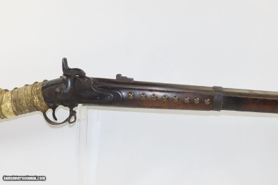 TACK DECORATED Antique COLT SPECIAL U.S. Model 1861 Rifle-Musket CIVIL WAR With CLEAR CARTOUCHE on Left Stock Flat - Image 19 of 20