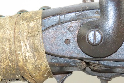 TACK DECORATED Antique COLT SPECIAL U.S. Model 1861 Rifle-Musket CIVIL WAR With CLEAR CARTOUCHE on Left Stock Flat - Image 16 of 20