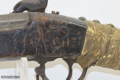 TACK DECORATED Antique COLT SPECIAL U.S. Model 1861 Rifle-Musket CIVIL WAR With CLEAR CARTOUCHE on Left Stock Flat - Image 5 of 20