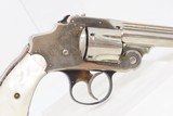 NEW DEPARTURE Antique SMITH & WESSON .38 Safety Hammerless “LEMON SQUEEZER” VERY NICE 5-Shot Smith & Wesson PEARL GRIPS - 17 of 18