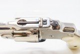 NEW DEPARTURE Antique SMITH & WESSON .38 Safety Hammerless “LEMON SQUEEZER” VERY NICE 5-Shot Smith & Wesson PEARL GRIPS - 7 of 18