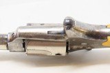 1874 WILD WEST Antique Nickel COLT NEW LINE .32 RF Revolver ANTIQUE IVORYVERY Nice INDIAN WARS ERA Nickeled Hideout Gun - 13 of 19