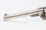 1874 WILD WEST Antique Nickel COLT NEW LINE .32 RF Revolver ANTIQUE IVORYVERY Nice INDIAN WARS ERA Nickeled Hideout Gun - 5 of 19