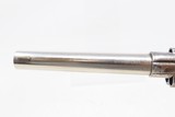1874 WILD WEST Antique Nickel COLT NEW LINE .32 RF Revolver ANTIQUE IVORYVERY Nice INDIAN WARS ERA Nickeled Hideout Gun - 10 of 19