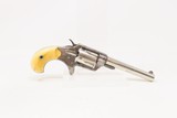1874 WILD WEST Antique Nickel COLT NEW LINE .32 RF Revolver ANTIQUE IVORYVERY Nice INDIAN WARS ERA Nickeled Hideout Gun - 16 of 19