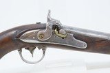 Antique A.H. WATERS M1836 DRAGOON .54 Caliber CONVERSION Pistol
MEXICAN-AMERICAN WAR Percussion Pistol Dated 1838 - 4 of 19