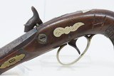 Liege Proof ENGRAVED Antique PHILADELPHIA DERINGER Style Percussion Pistol
1850s Engraved “PEANUT” Size Self Defense Pistol - 16 of 17