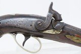 Liege Proof ENGRAVED Antique PHILADELPHIA DERINGER Style Percussion Pistol
1850s Engraved “PEANUT” Size Self Defense Pistol - 4 of 17