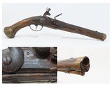 Late 18th/Early 19th Century GERMANIC Antique .64 Flintlock HOLSTER Pistol
Horse/Holster .64 Caliber Pistol w/BRASS HARDWARE - 1 of 17