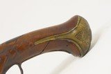 Late 18th/Early 19th Century GERMANIC Antique .64 Flintlock HOLSTER Pistol
Horse/Holster .64 Caliber Pistol w/BRASS HARDWARE - 15 of 17