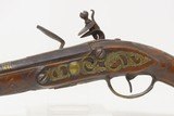 Late 18th/Early 19th Century GERMANIC Antique .64 Flintlock HOLSTER Pistol
Horse/Holster .64 Caliber Pistol w/BRASS HARDWARE - 16 of 17