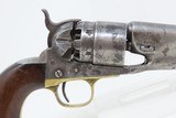 c1862 mfr CIVIL WAR COLT U.S. Contract Model 1860 ARMY Percussion REVOLVER
Earlier 4-Screw Frame Variant - 22 of 23
