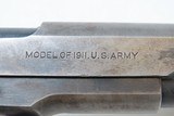 c1918 mfr COLT Model 1911 .45 ACP Semi-Auto Pistol C&R U.S. PROPERTY WWI Great War era M1911 Government Model - 16 of 20