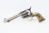 1876 Antique COLT Single Action Army .38-40 WCF SAA REVOLVER PEACEMAKER Colt 6-Shooter Made in 1876 w/STAG GRIPS - 2 of 17