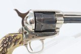 1876 Antique COLT Single Action Army .38-40 WCF SAA REVOLVER PEACEMAKER Colt 6-Shooter Made in 1876 w/STAG GRIPS - 16 of 17