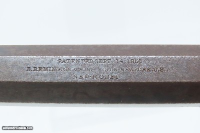 REMINGTON Antique CIVIL WAR U.S. ARMY Contract Percussion New Model ARMYMade and Shipped Circa 1864-65 - Image 8 of 19
