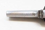 SCARCE Antique OSGOOD GUN WORKS “Duplex” .22/.32 OVER/UNDER Pocket Revolver “BABY LeMAT” Suicide Special Hideout Revolver - 13 of 17