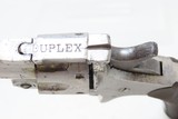 SCARCE Antique OSGOOD GUN WORKS “Duplex” .22/.32 OVER/UNDER Pocket Revolver “BABY LeMAT” Suicide Special Hideout Revolver - 8 of 17