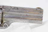 SCARCE Antique OSGOOD GUN WORKS “Duplex” .22/.32 OVER/UNDER Pocket Revolver “BABY LeMAT” Suicide Special Hideout Revolver - 17 of 17